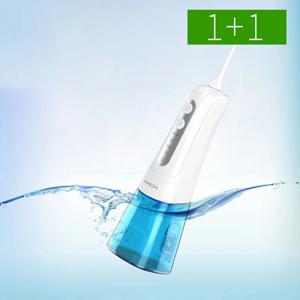 1+1 휴대용 구강세정기 물치실 충전식 IPX7 방수 300ml