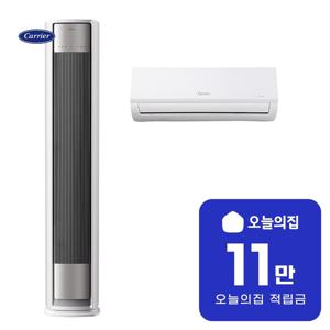 [렌탈] 인버터 2in1 에어컨24평형 79m2+6평형 19m2 EAMB-0852QDWMD