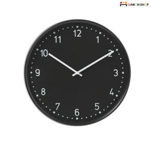BONDIS 심플한 블랙 벽시계 (38cm)