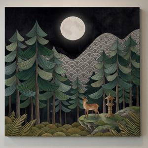 일월오봉도 모던 민화 그림 액자 인테리어 동양화 거실 동양풍 안방 캔버스액자 대형 복도