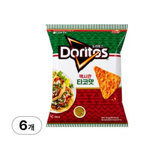 롯데 도리토스 멕시칸 타코맛 70g x 6개
