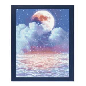 풍경 몽환의 바다 보석십자수 액자 세트 40x50