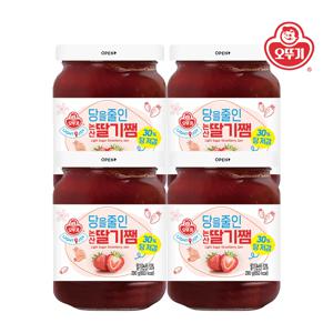 LIGHT&JOY 당을줄인 논산딸기쨈 290g*4개