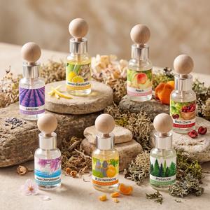 차량용 디퓨저 17ml 2개 자동차 송풍구 방향제 1+1 첫차 새차 선물 세트 탈취
