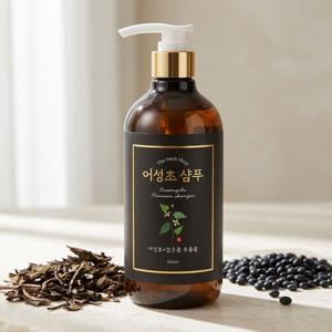 어성초 샴푸 500ml 두피 영양 보습 모발 강화 페퍼민트 쿨 중성 지루성 개운한