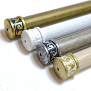 부자재 - 예가창 25mm 엔틱 커튼봉 6자~16자 8size / 길이조절 아일렛 링 고리