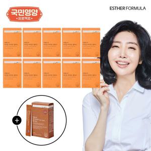 [국민영양] 여에스더 리포좀 비타민C 플러스 10개월분 (800mg x 30정 x 10박스) + 카무트 1박스