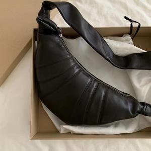 TEMU 여성용 초승달 모양 숄더 겨드랑이 가방, 주름 디자인 부드러운 표면 만두백, 심플하고 활용도 높은 대용량 크로스백, 일상 출퇴근 및 캐주얼 외출용