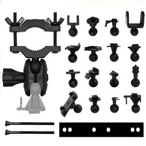 TEMU 차량용 카메라 거울 마운트 | 후방 거울 브래킷 (16개 다양한 커넥터 포함), 99% , Gopro, 액션 카메라, GPS, 스포츠 DV, 캠코더 등 호환, , , , Old Shark, Yi, Cross, , 등 브랜드
