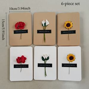 TEMU 창의적인 조화 인사 카드, 생일 축하 카드, 졸업 감사 카드
