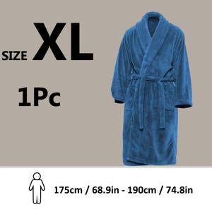 TEMU 남녀공용 초극暖 코랄 플리스 목욕 가운, 욕실용 성인 가운, 목욕 타월, 침실용 숄 칼라 가운