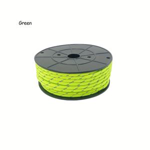 야외 캠핑 반사 로프 30m 1롤 6mm 텐트 로프 캠핑 캠프 액세서리 DIY 직조 로프 장비 하이킹 빨래줄 하이킹 캐노피 랜야드
