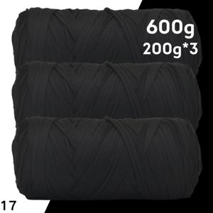 TEMU 600g 두꺼운 탄력 있는 크로셰 실 - 폴리에스터 90% 혼합 섬유, 크로셰, 직조용 - 38가지 색상 (블러쉬, 코랄 포함) - 3개 200g 스킨, 가방, 바구니, 담요 및 홈 데코용 - 매끄러운 질감의 실