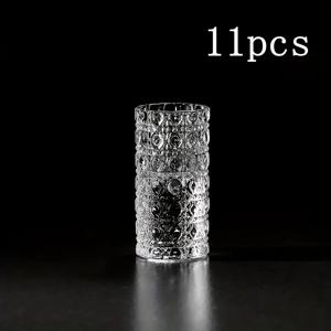 TEMU 5/11개입 주류 샷 글라스 대량 세트, 20ml 1Oz 위스키 샷 글라스, 투명 샷 글라스 세트, 원형 샷 글라스 대량, 소형 샷 글라스, 빈티지, 위스키, 테킬라, , 스피릿에 적합