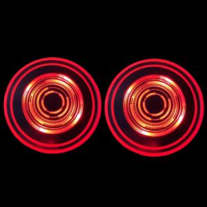 TEMU RGB 차량 컵 홀더 조명 - USB 충전 LED, 스마트 센서 자동 실내 장식, 생생한 빛과 멀티 컬러 패턴 디자인의 물컵 홀더 앰비언트 라이트 차량 컵 코스터