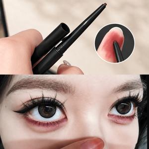 TEMU 듀얼 펜슬 라이너 트임 라이너 번지지않는 아이라이너 펜슬1순위 워터프루프 아이라이너 펜슬 음영 라이너 뒷트임 라이너 애교살 펜슬 아이라인 점막 아이라이너 화장품