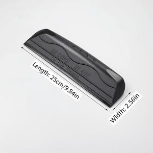 TEMU 2026년 생산 소프트 실리콘 차량 스퀴지, 스크래치 방지, 인체공학적 디자인, 편안한 그립, 내구성 있는 물 제거 도구, 차량 창문, 머드플랩 및 가정용 야외 사용에 적합
