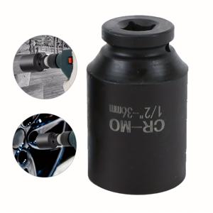 TEMU 36mm 딥 임팩트 소켓 1/2인치 드라이브 6포인트 허브 너트 플라이휠 공구 차량용