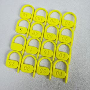 TEMU 32개 숫자 뜨개질 스티치 마커, 낙하 방지 투명 행 수 카운팅 마커, 뜨개질 바늘, 코바늘, 직조, 스카프, 인형, 수제 제작 애호가 보조 위치 정렬 도구에 적합