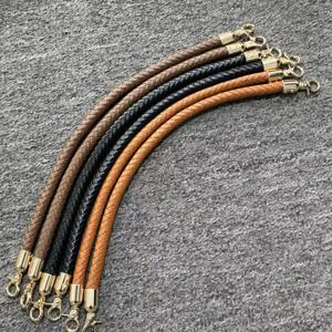 TEMU 6개/세트 30cm/40cm/60cm 브레이드 지갑 스트랩, 3가지 색상 인조 가죽 핸드백 손잡이 짧은/긴 핸드백 스트랩 교체 손잡이, 골드 로브스터 걸쇠 포함, 가방 핸드백 토트백, 지갑 제작, DIY 지갑 제작용