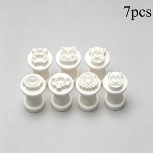 TEMU 동물 클레이 스탬프 7개 세트, 3D 프린팅 사파리 동물 도예용 스탬프 (사자, 호랑이, 코끼리, 원숭이) 폴리머 클레이 및 공예용