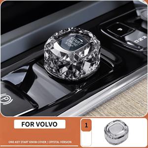 Volvo XC60/ S90/ / S60/ V90 원키 시동 노브 커버, 엔진 시동 정지 버튼 스위치, 실내 개조 용품