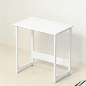 TEMU 공간 절약형 화이트 컴퓨터 책상 60×28, 좁은 학생용 공부 책상, 침실용 컴팩트 책상