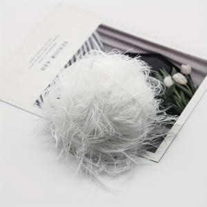 TEMU 50g 핸드메이드 나일론 실 인조 퍼 실 DIY 스웨터 스카프 모자 장갑 뜨개질 실 수제 장식 크로셰 실 핸드메이드 DIY 소품