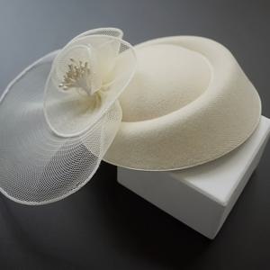 TEMU 1개 여성 꽃 비일 메시 깃털 패시나이터 헤어 액세서리 할로윈 코스프레 신부 웨딩 티 파티 추가 생일 선물 경마 더비 모자 교회 모자 클립 포함