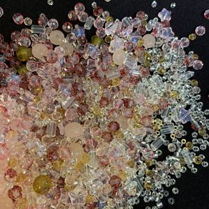 TEMU 3mm/8.5mm 500/600 혼합 색상 유리 시드 비즈, 재료, 주얼리 제작, 팔찌, 목걸이 및 기타 비즈 공예 추가에 적합