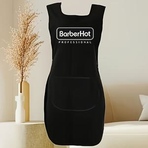 TEMU 살롱 전문가용 작업복, 이발소 특수 버튼 앞치마, 오일 트리트먼트, 헤어 커팅, 염색, 애견샵, 네일 살롱, 가족 특별 앞치마