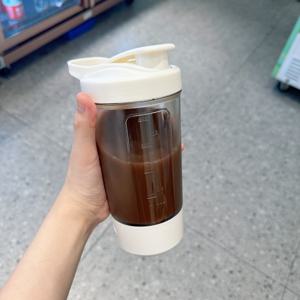 TEMU 1개, 다기능 믹싱 컵, 콩우유, 커피, 효소 포뮬러 우유 혼합, 빠른 용해 믹서, 휴대용 야외 믹싱 컵, 전기 흔들기 컵