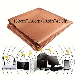 TEMU 차폐 천 1개 (23.6인치*43.3인치 또는 35.4인치*43.3인치), RFID 신호 차단 가능, LF/RF 고차폐 전도성 원단 안감 등