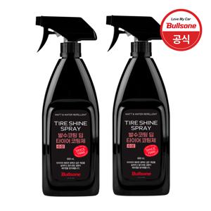 TEMU [불스원] 발수코팅 딥 타이어코팅제 600ml x 2개 /자동차 광택 발수 오염방지 타이어코팅 셀프차량관리