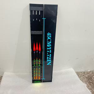 TEMU 7개 세트 [전자식 플로트 조절기 3개 + 배터리 3개 + 블랙 박스 1개] 전자식 야간 조명 플로트, 야간 낚시 플로트, 높은 가시성, 물고기가 물고기를 물어 뜯을 때 빛 색상 변경, 낮과 밤 모두 사용 가능, 낚시 플로트, 물고기 플로트