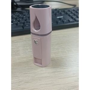 핑크 USB 충전식 나노 스프레이 모이스처라이징 기기 | 핑크 충전식 페이셜 스티머 | 충전식 리튬 배터리가 장착된 귀여운 휴대용 뷰티 가젯 | 휴대용 가젯, 휴대용 페이셜 스티머, 여행 및 사무실 사용에 적합