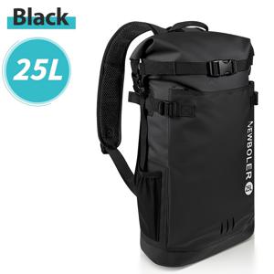 NEWBOLER 25L 강화 PVC 찢어짐 방지, 자갈 마모 방지, 고품질 드라이 백, 수영, 패들링, 하이킹, 캠핑용 부력 있는 드라이 팩, 경량 고품질 백팩
