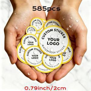 TEMU 1.5/2//3.0cm 맞춤형 스티커, 소형 스티커, 커스텀 로고, 이미지, 크리스마스, 새해 테마, 창의적인 텍스트 만화, 휴일 인사 카드 마킹 스티커, 품목 분류 라벨, 기업 로고, 제품 태그, 아로마테라피, 수공예품, 장식용 스티커, 선물 태그용으로 적합