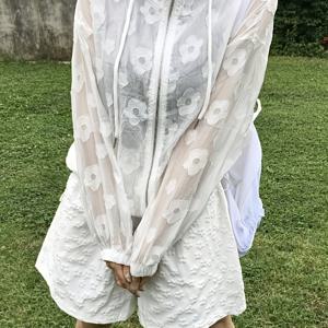 TEMU 여성 여름 드로스트링 자카드 와이드 레그 반바지, 슬림 캐주얼 A라인 반바지