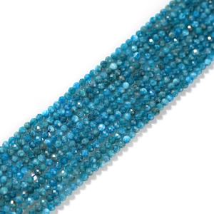 TEMU 2mm (0.079인치) - 4mm (0.157인치) 천연 다면체 아파이트 스톤 루스 라운드 비즈, 주얼리 제작 팔찌 추가용 15개입