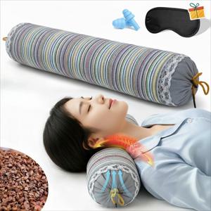 3D 인체공학 경추 메밀 지지 목베개 높이조절 베개 통기성 좋은 거북목 쿠션