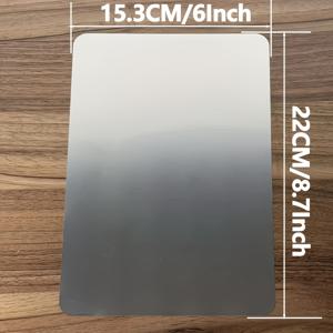 TEMU 스테인리스 스틸 0.5mm 금속 어댑터 플레이트 절단기 1개, 얇은 시트 몰드 패드, 금속 와셔, 다이커팅기용 어댑터로 폐형 절단 금속 시트의 절단 능력을 향상시킴