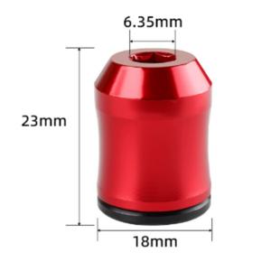 TEMU 스크루드라이버 비트 자화기 링 알루미늄 합금, 6.35mm 샹크용 자기 팁 부스터 및 탈자기