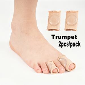 TEMU 2개입/팩 - 신축성 섬유젤 발가락 및 손가락 보호 슬리브, 3가지 사이즈, 마찰 방지 쿠션 커버, 발 관리용, 일상용 및 활동용
