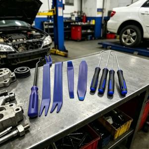 TEMU 전문가용 자동차 수리 공구 세트, 패스너 풀러 및 오일 씰 O링 와셔 후크, 패널 및 호스 제거 수리 공구 세트