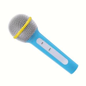 무대 공연, 파티, 연습, 집 장식 및 사진 촬영에 적합한 사실적인 플라스틱 마이크 소품 - 노래방, 팟캐스팅, 연극, 결혼식용 무료 마이크 모델 - 전원 불필요 장식용 마이크, 학교 크리스마스 할로윈용