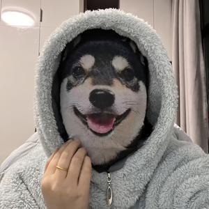 귀여운 검은색 시바 인우 시뮬레이션 헤어밴드, 메시 통기성 및 땀 방지, 얼굴 모양에 적합한 높은 탄성 원단, 매우 포토제닉한 표정, 할로윈 파티에서 남녀 모두에게 적합, 재미있는 사진 촬영을 위한 인기 아이템