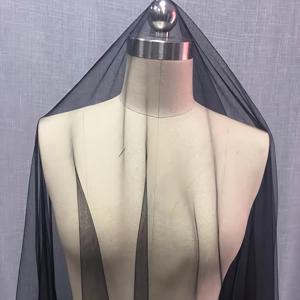 2야드/팩 투명 메쉬 원단, 소프트 터치, 화이트 & 블랙, 웨딩 드레스, 베일, 드레스, 장식용, 사진 소품, 핸드메이드 DIY