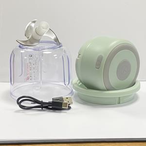 TEMU 5개 미니 마늘 분쇄기 세트, 전기 야채 다지기, USB 충전식, 450ml 용량 무선 주방 믹서 장착, 마늘, 과일 퓌레, 양파, 허브, 야채, 생강에 적합