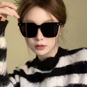 TEMU 남여공용 얼굴 작아보이는 오버사이즈 선글라스 큰 뿔테 사각 패션 자외선차단